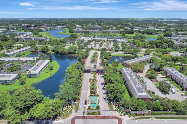 2004 Granada Dr Unit L2, Coconut Creek, FL 33066 - aerial view of property's location with a large body of water, a tree filled landscape, and apartment complex / building