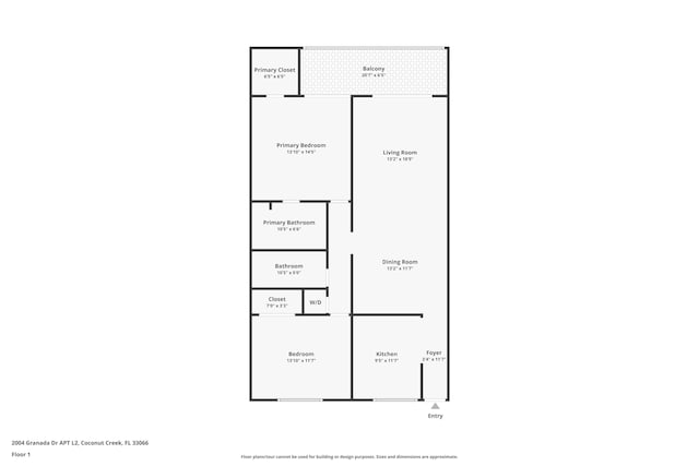 2004 Granada Dr Unit L2, Coconut Creek, FL 33066 - home floor plan