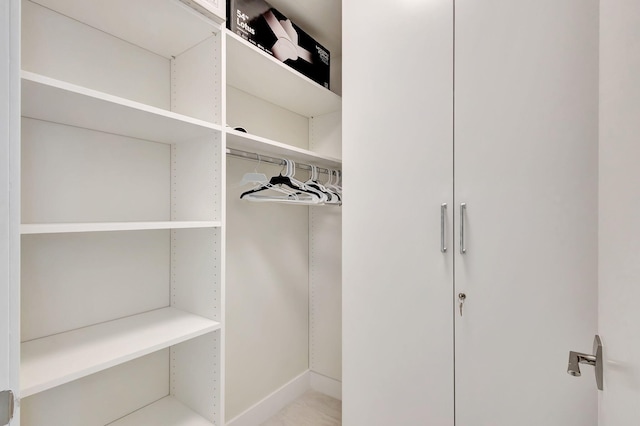 view of closet