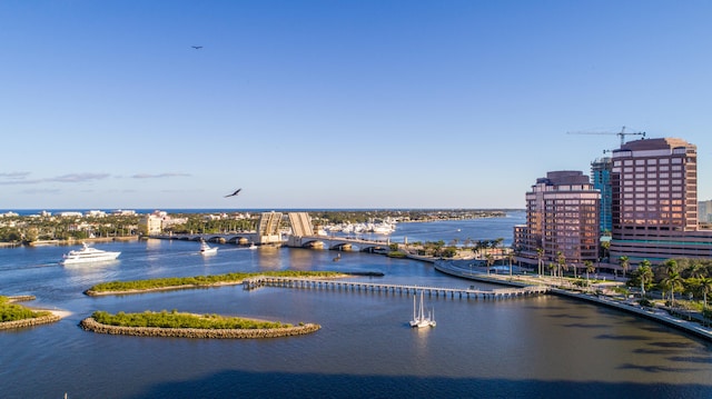 property view of water