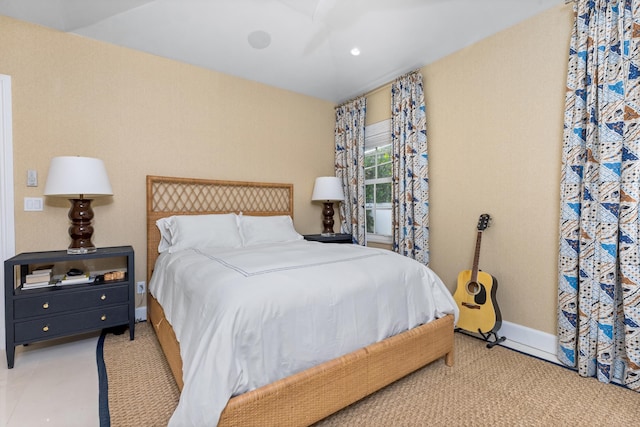 bedroom featuring baseboards