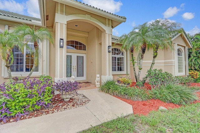 view of entrance to property