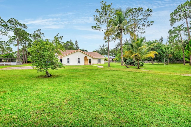 view of yard