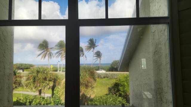 room details with a water view