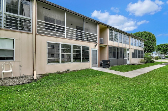 view of property featuring central AC