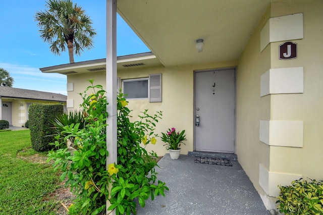 view of entrance to property