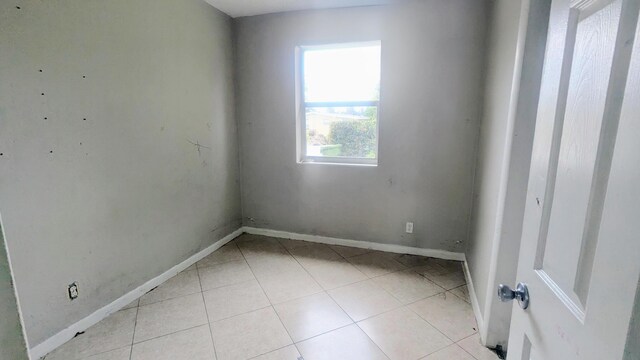 view of tiled empty room