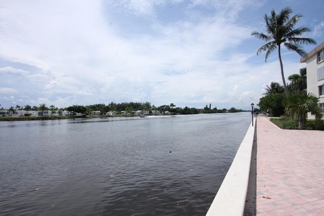 view of water feature