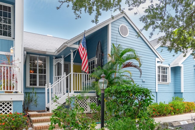 view of bungalow-style house