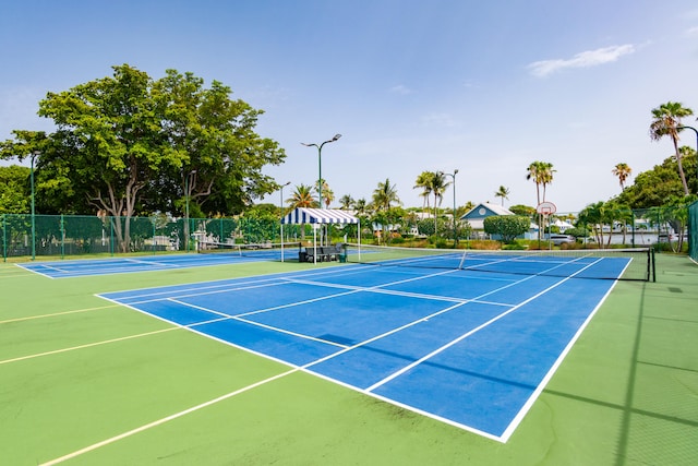 view of sport court