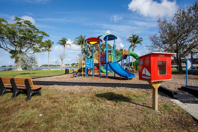 view of play area