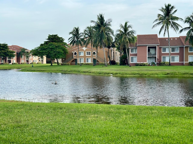 view of water feature