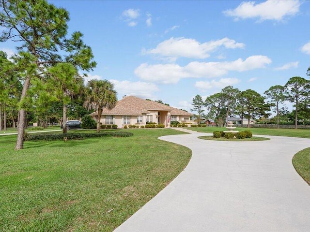 surrounding community featuring a yard