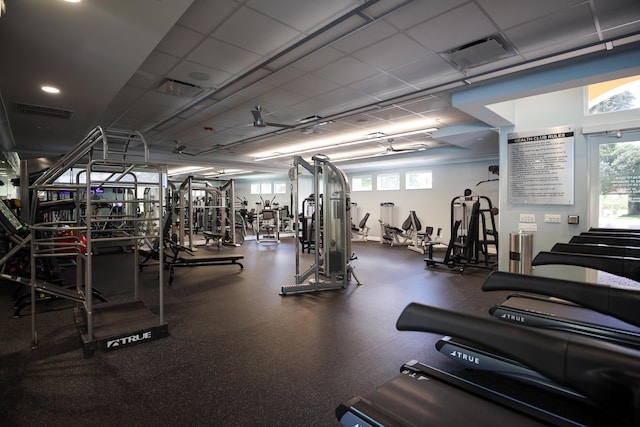 11420 Ohanu Cir, Boynton Beach, FL 33437 - gym with plenty of natural light