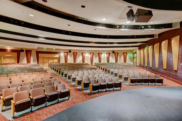 view of home theater room