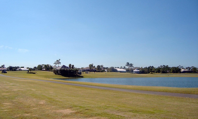 property view of water