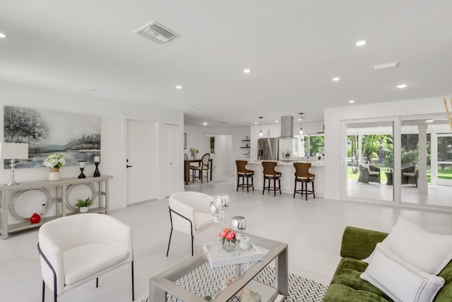 view of living room