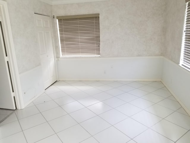 view of tiled empty room