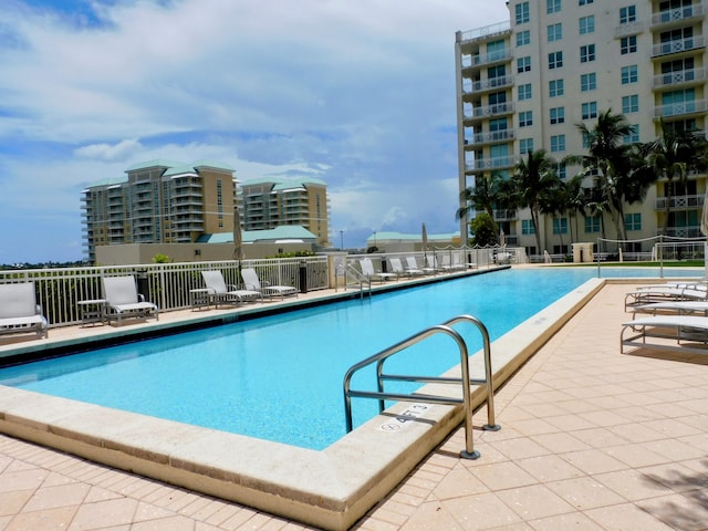 view of pool