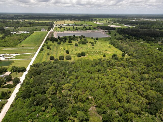 bird's eye view featuring a rural view