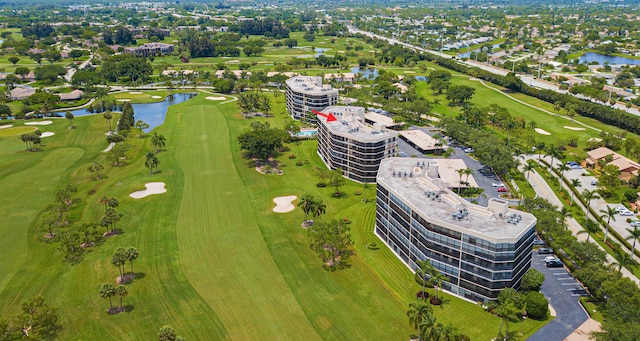 5279 Fountains Dr S Unit 602, Lake Worth, FL 33467 - bird's eye view featuring view of golf course and a water view