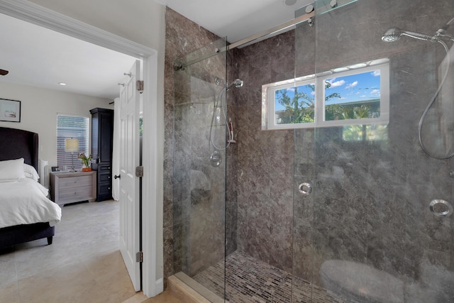 1305 NE 1st Ave, Fort Lauderdale, FL 33304 - full bathroom with a tile shower and ensuite bath