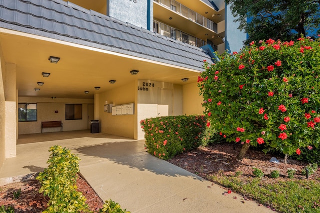 view of property entrance