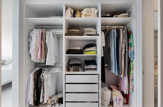 view of closet