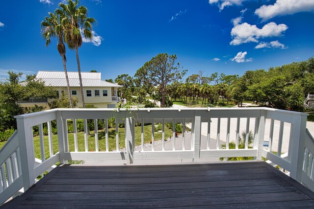 13064 Via Flavia, Placida, FL 33946 - view of wooden terrace