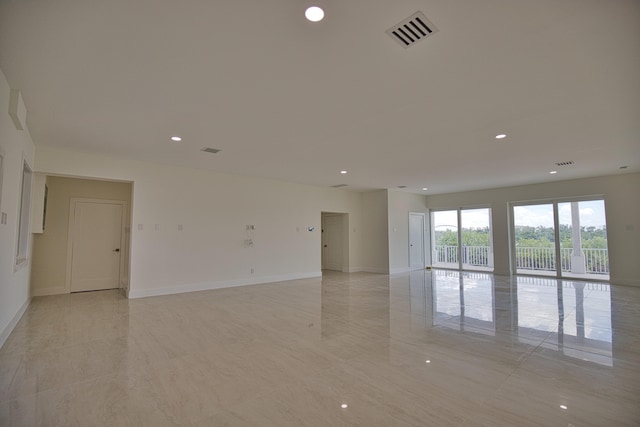 view of tiled empty room