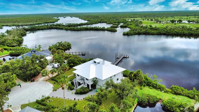 13064 Via Flavia, Placida, FL 33946 - bird's eye view of a large body of water