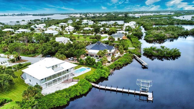 13064 Via Flavia, Placida, FL 33946 - drone / aerial view of a large body of water