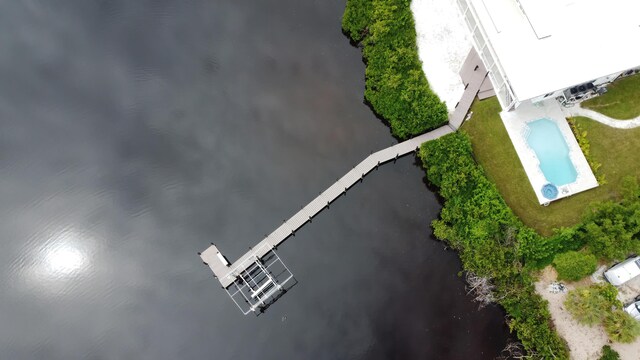 13064 Via Flavia, Placida, FL 33946 - bird's eye view of a pool