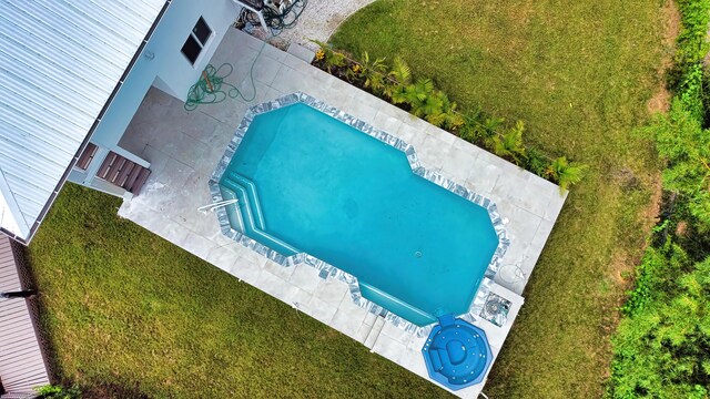 13064 Via Flavia, Placida, FL 33946 - drone / aerial view of a pool