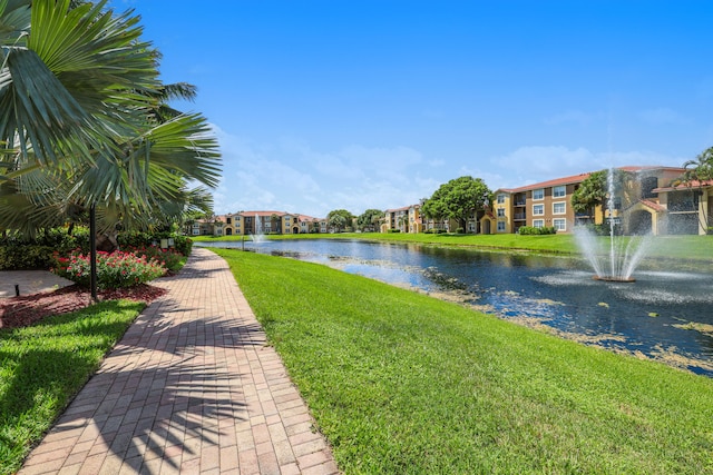 water view featuring a residential view