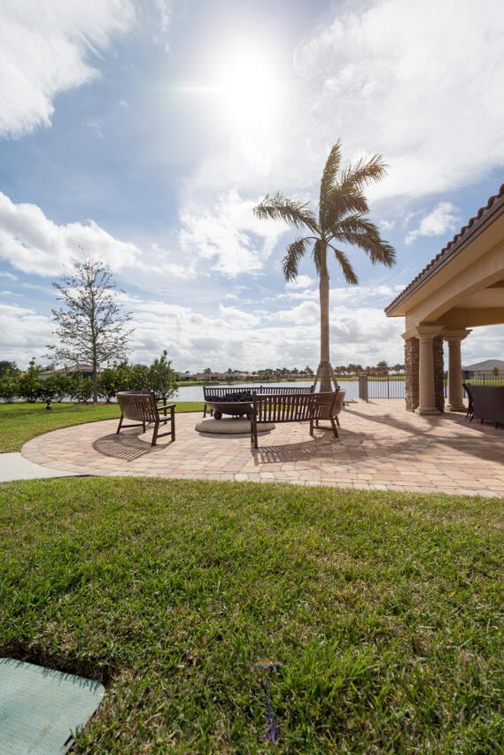 exterior space with a patio area