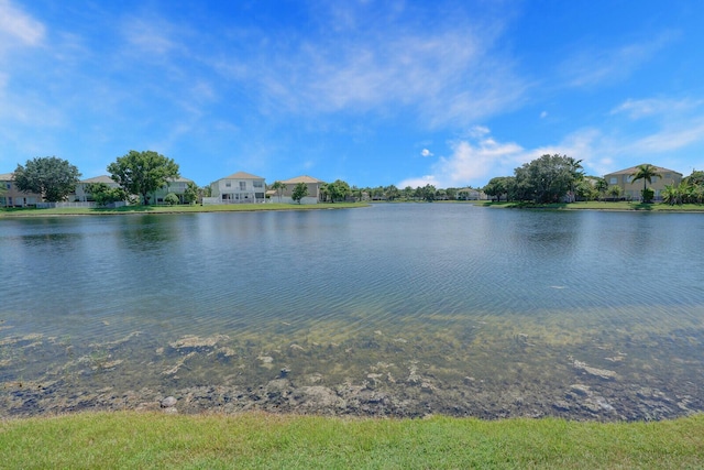 view of water feature