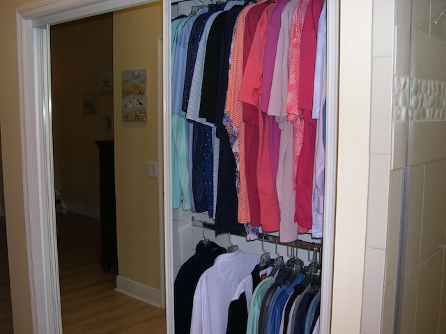 view of closet