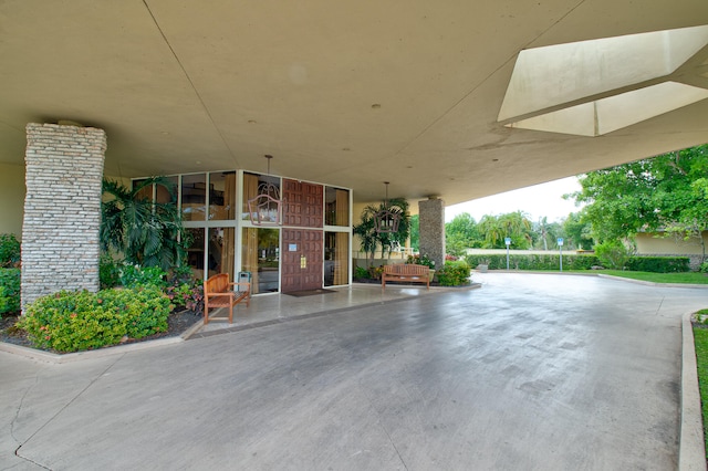 view of patio