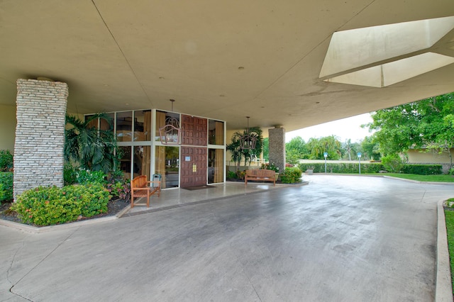 view of entrance to property