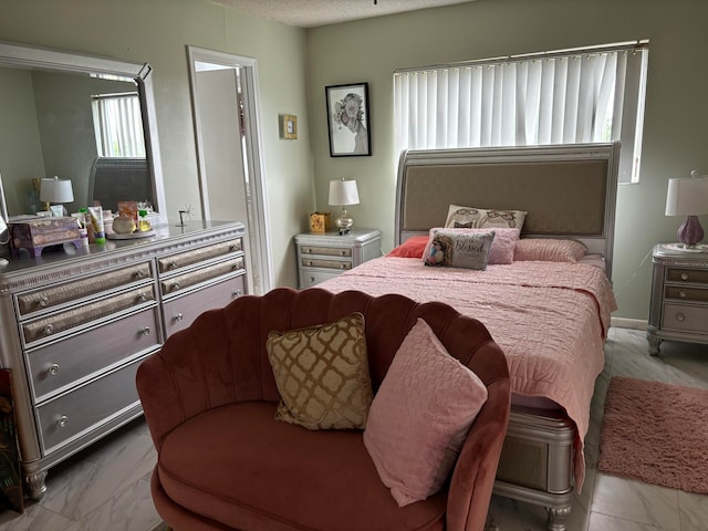 view of tiled bedroom