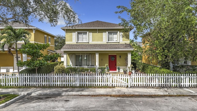 view of front of house featuring a porch