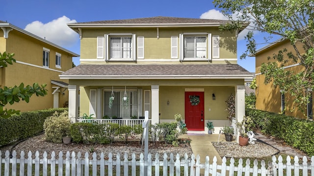 view of front of house featuring a porch