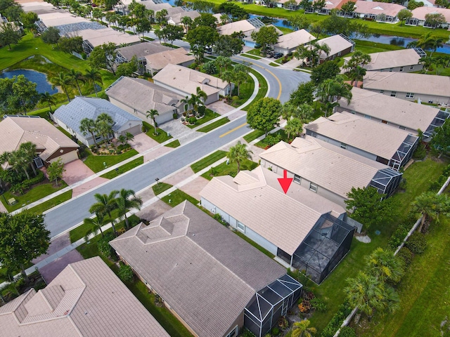 8278 Duomo Cir, Boynton Beach, FL 33472 - aerial perspective of suburban area featuring a large body of water