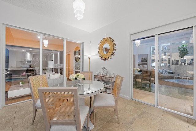 view of dining room