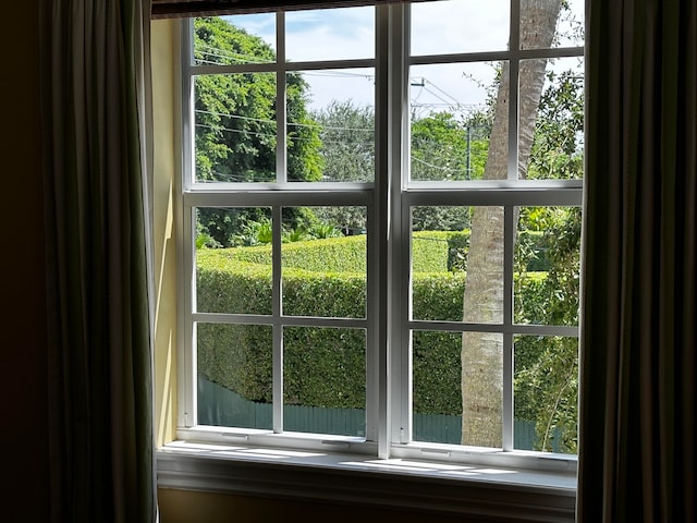 view of doorway to outside