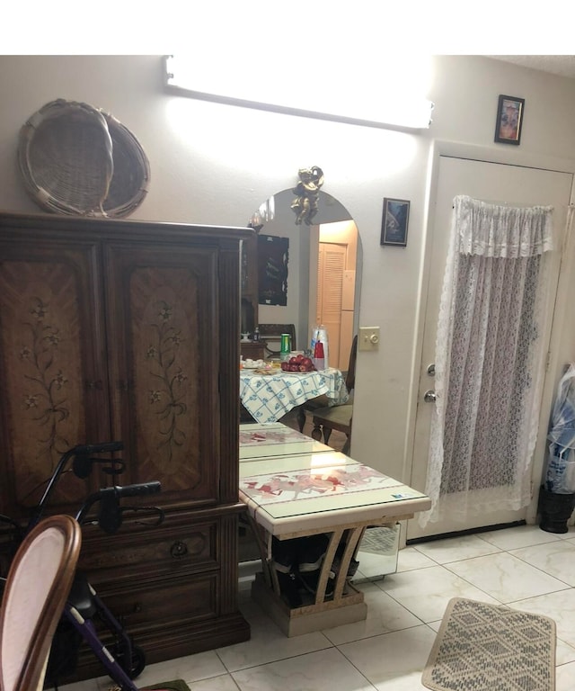 bathroom featuring tile patterned flooring