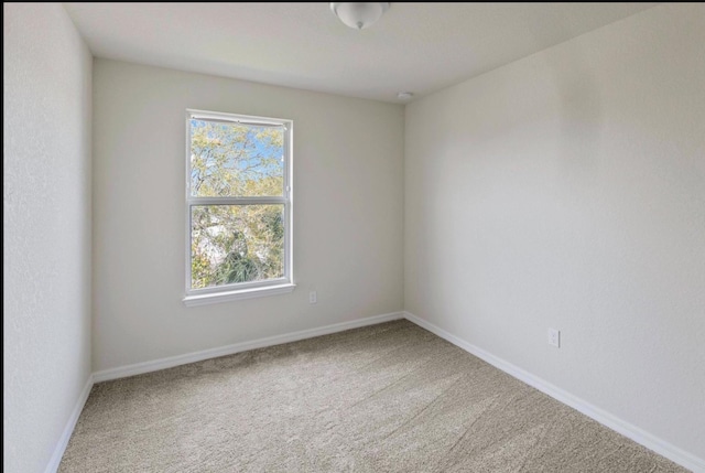 carpeted spare room with plenty of natural light