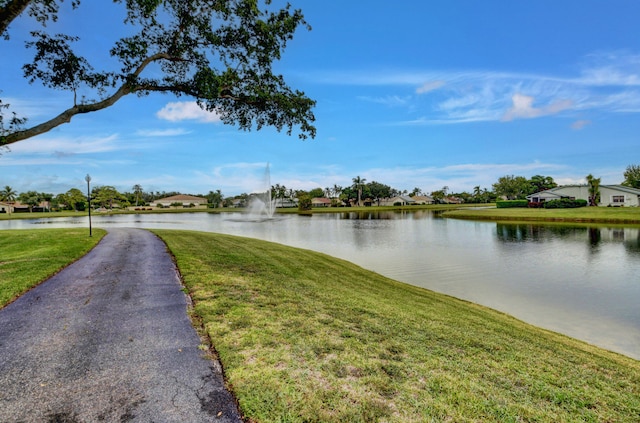 property view of water