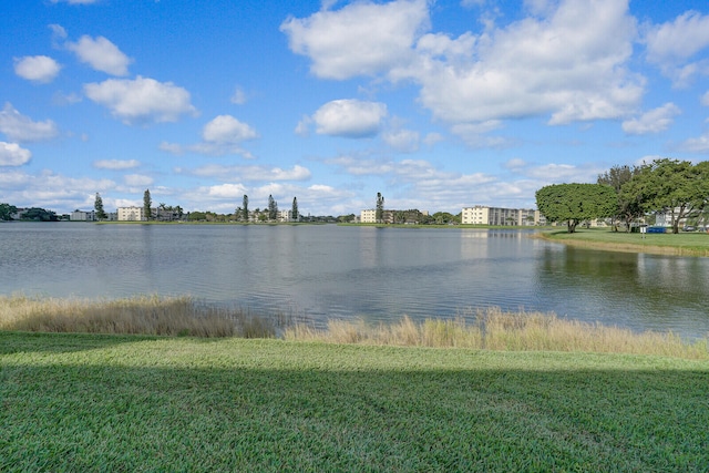 property view of water